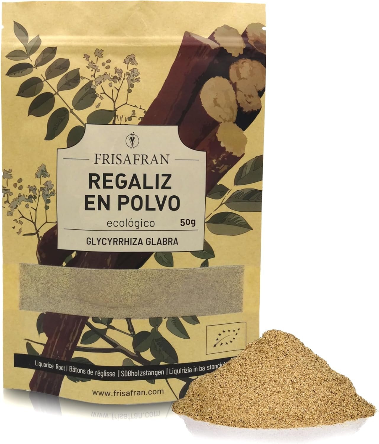 Frisafran Regaliz en polvo ecológico