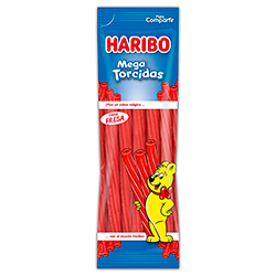 Haribo mega torcidas fresa 160g