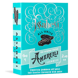 Regaliz negro Amarelli Assabesi Anis