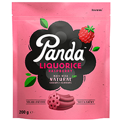 Regaliz Panda frambuesa