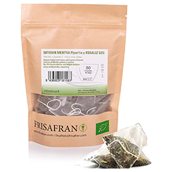 Infusión de regaliz y menta Frisafran Pirámides 30uds