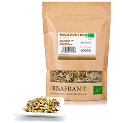 Regaliz de palo corte infusión ecológico Frisafran 500g